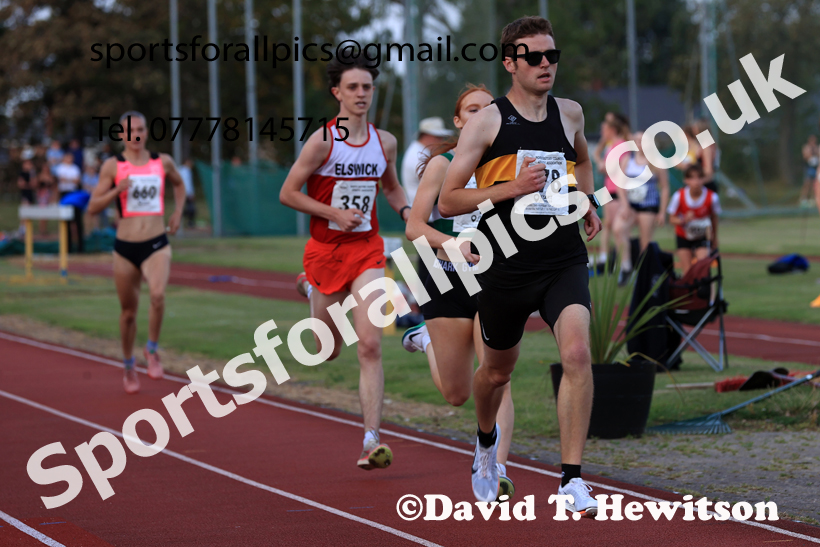 800 metres, 2025 NEGP No 6 Monkton, Wednesday, August 13th.  Photo: David T. Hewitson/Sports for All Pics
